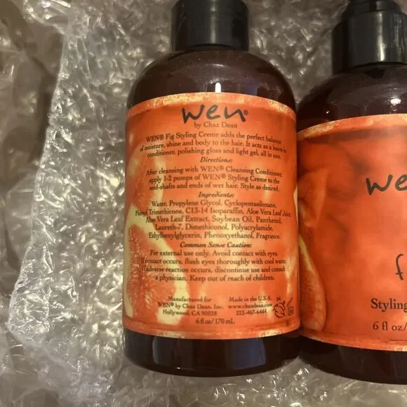 Set Of 2 Wen Styling Crème- Fig 6 Fl Oz - Picture 2 of 2
